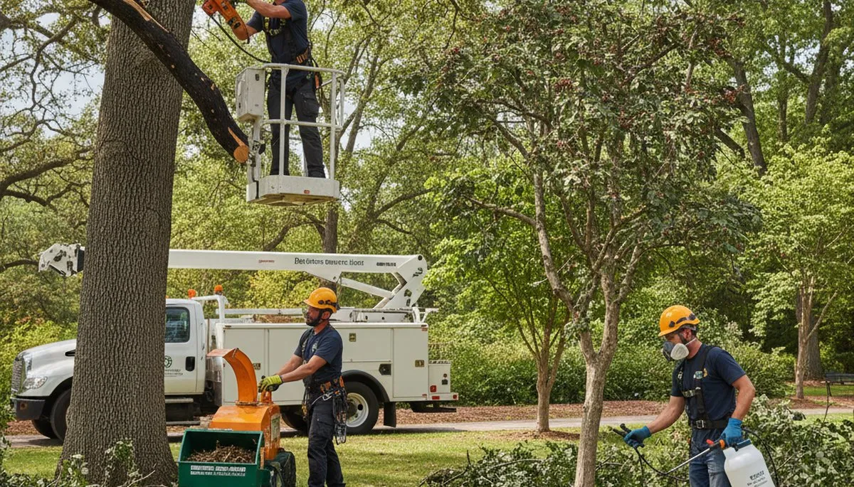 Bradenton, FL arborist treating tree disease for fungal infection and declining trees